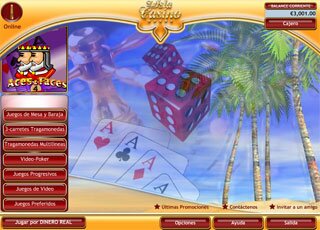 El lobby de La Isla Casino en versi�n Flash