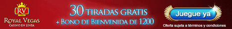 Giros gratis en los tragamonedas en castellano en Royal Vegas