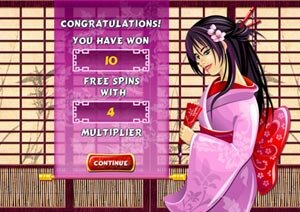 Geisha Story ronda de bonus